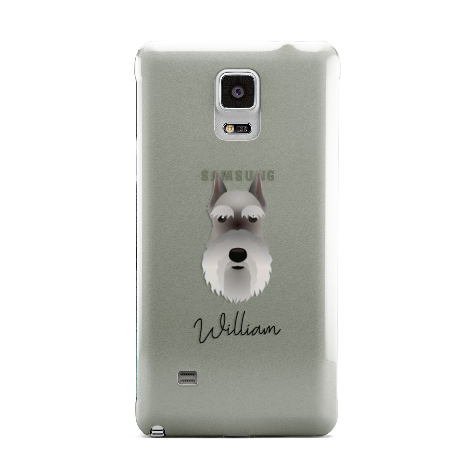 Miniature Schnauzer Personalised Samsung Galaxy Note 4 Case