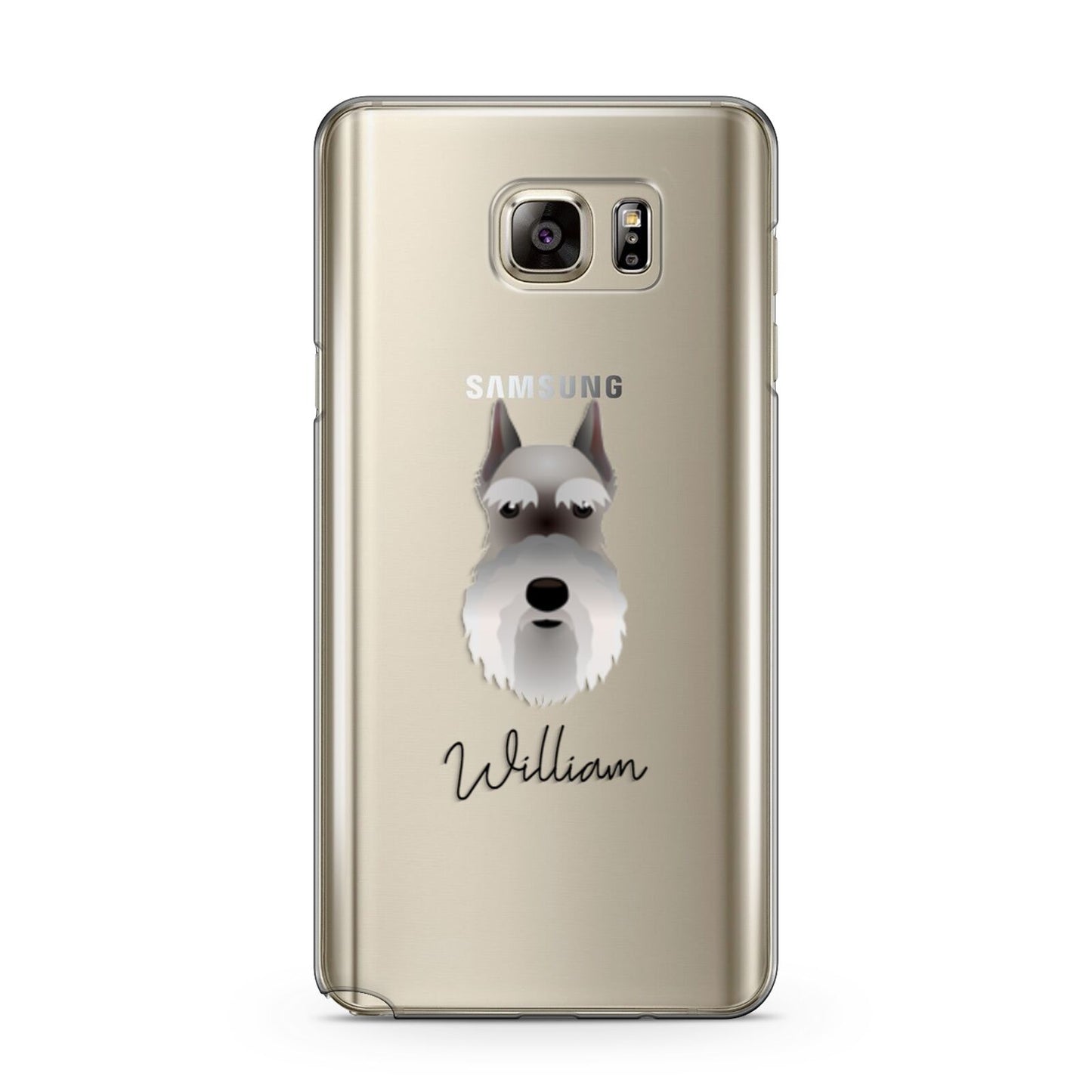 Miniature Schnauzer Personalised Samsung Galaxy Note 5 Case