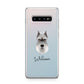 Miniature Schnauzer Personalised Samsung Galaxy S10 Plus Case