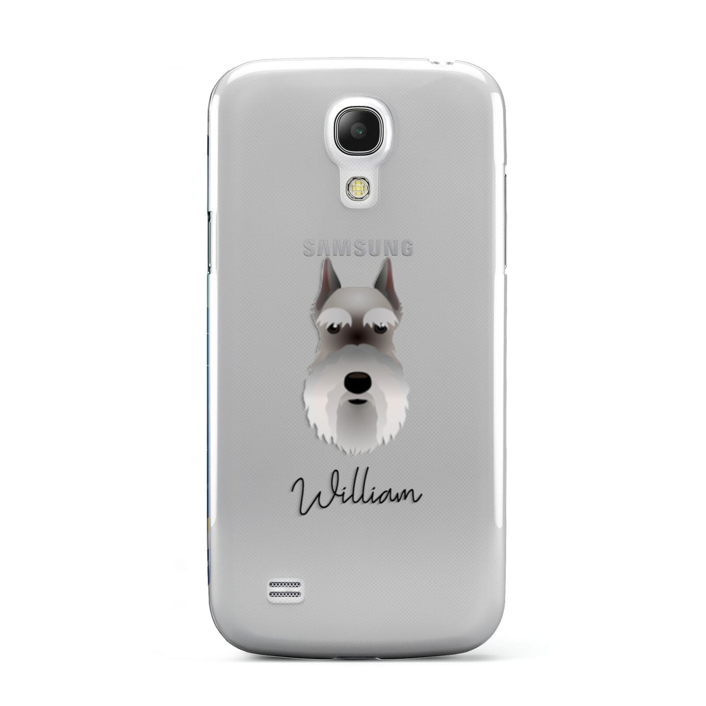 Miniature Schnauzer Personalised Samsung Galaxy S4 Mini Case