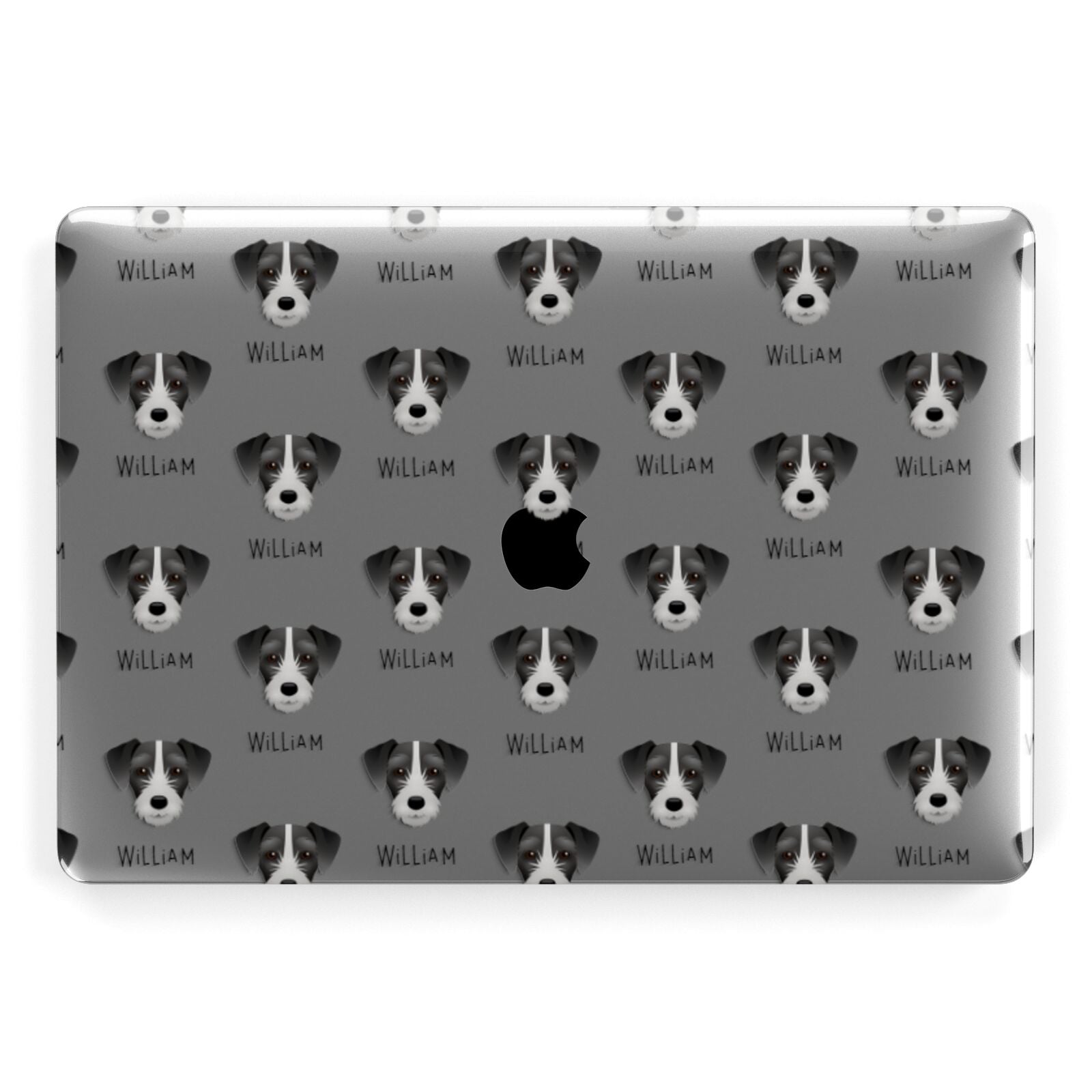 Miniature Schnoxie Icon with Name Apple MacBook Case