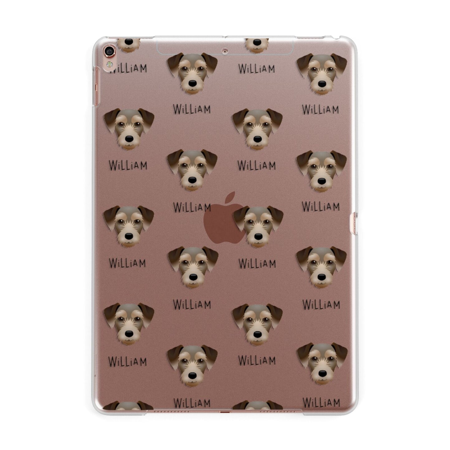 Miniature Schnoxie Icon with Name Apple iPad Rose Gold Case
