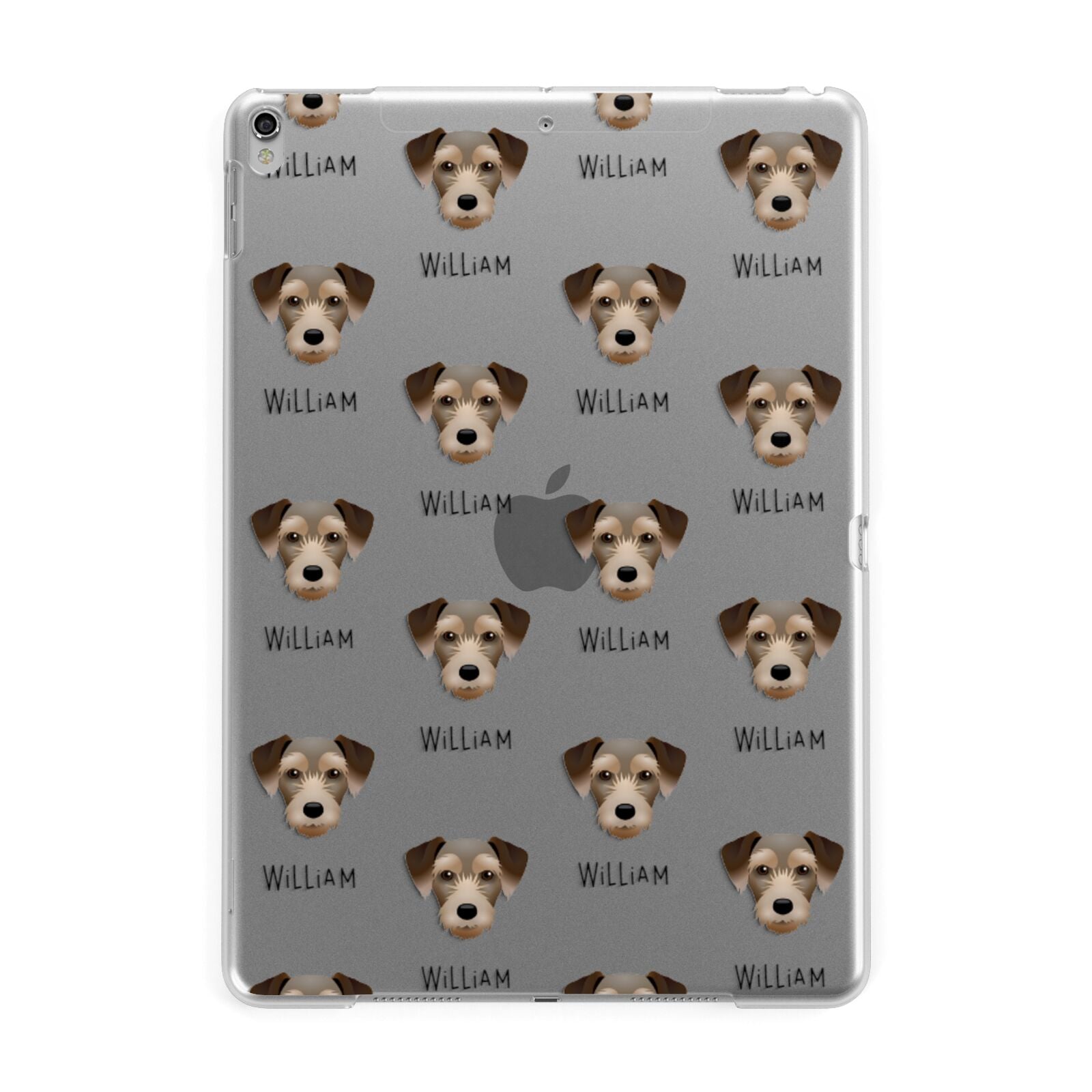 Miniature Schnoxie Icon with Name Apple iPad Silver Case