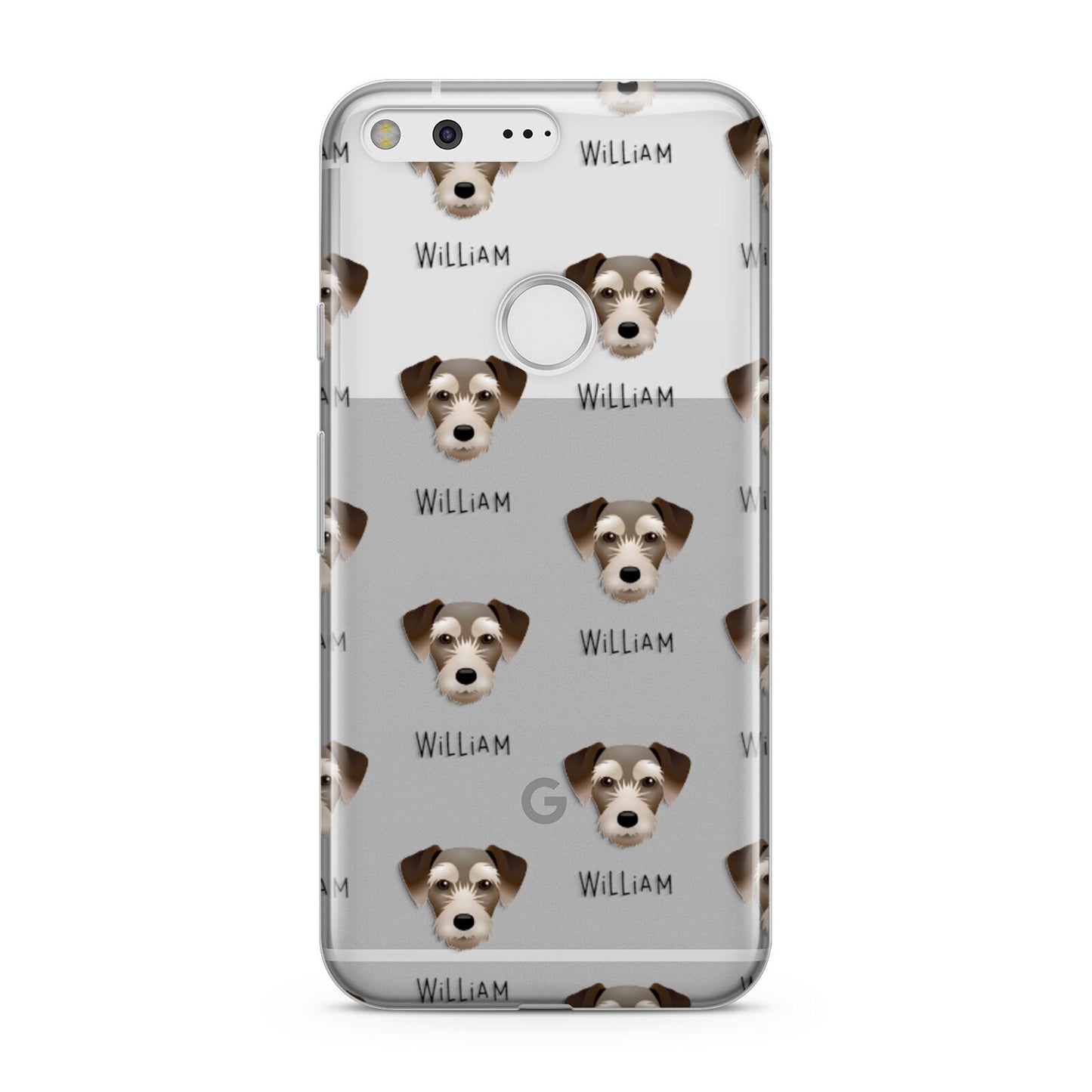 Miniature Schnoxie Icon with Name Google Pixel Case