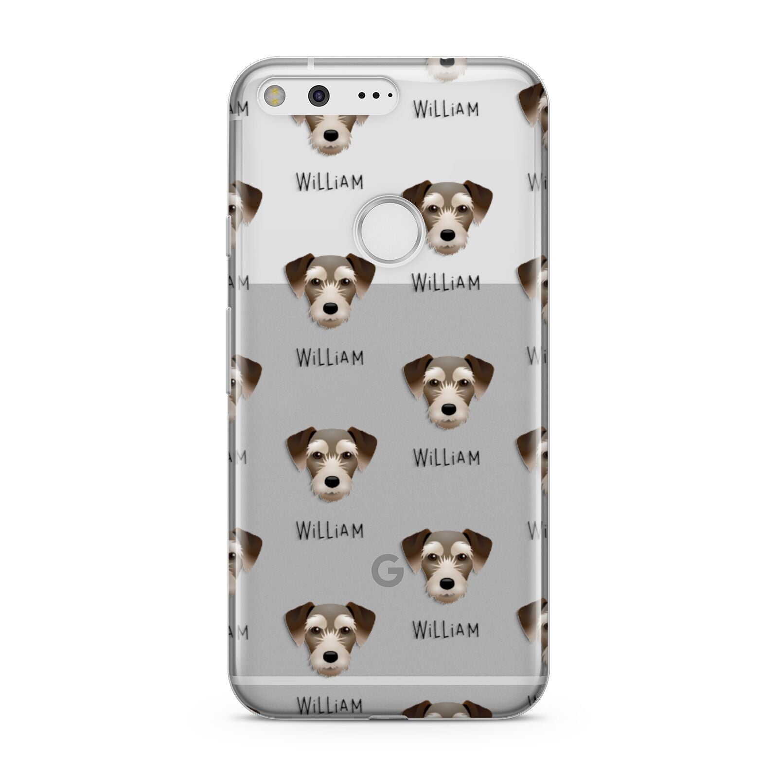 Miniature Schnoxie Icon with Name Google Pixel Case