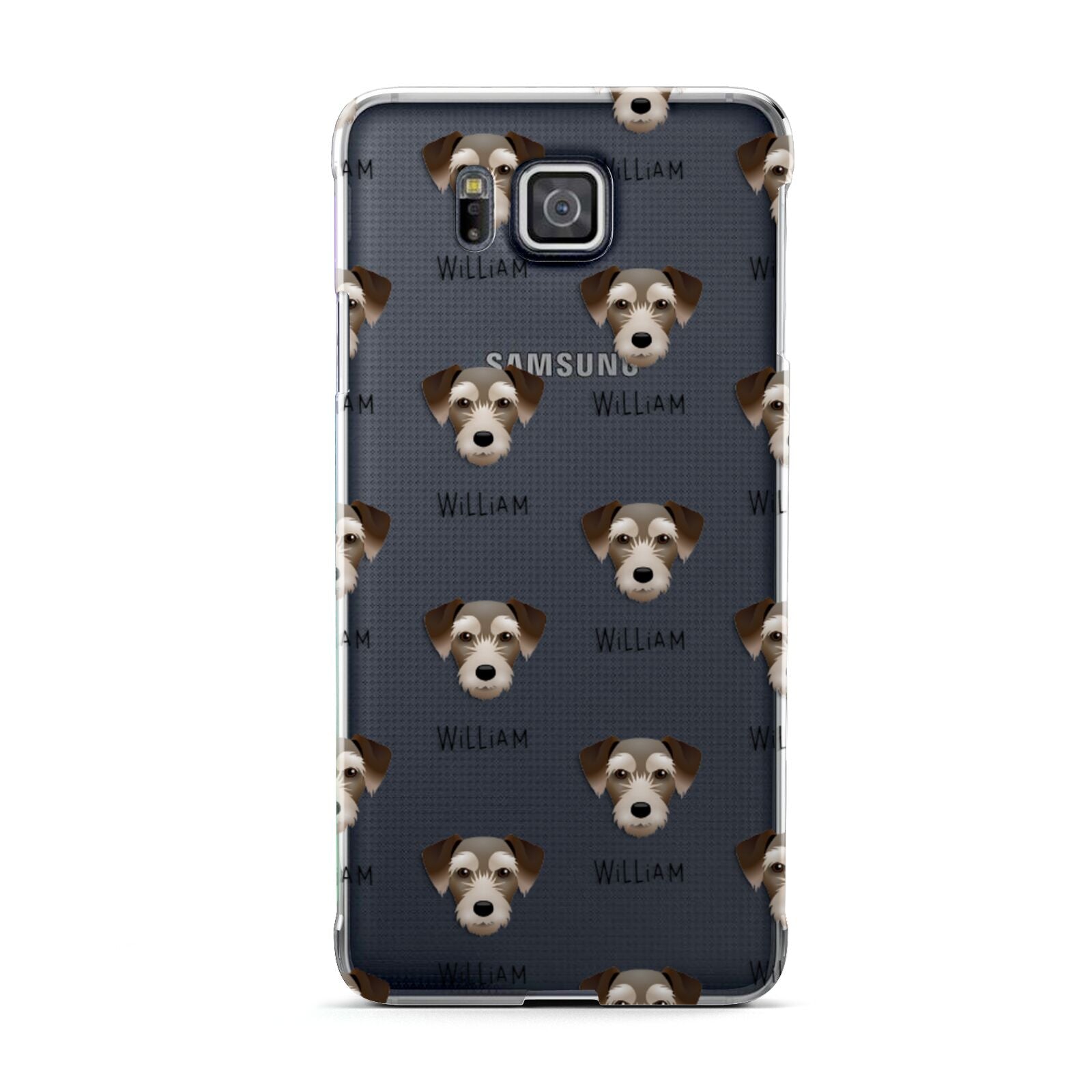 Miniature Schnoxie Icon with Name Samsung Galaxy Alpha Case