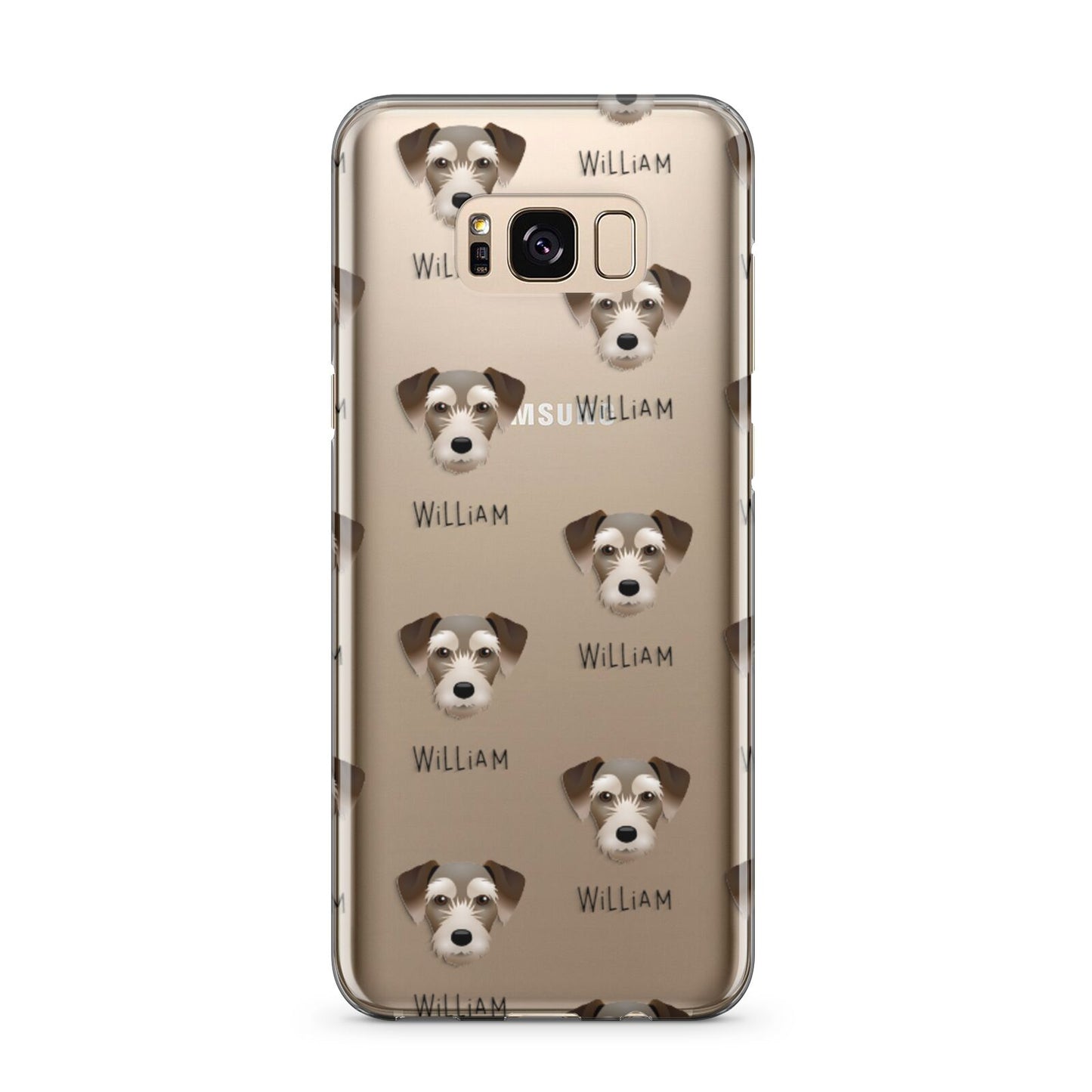 Miniature Schnoxie Icon with Name Samsung Galaxy S8 Plus Case