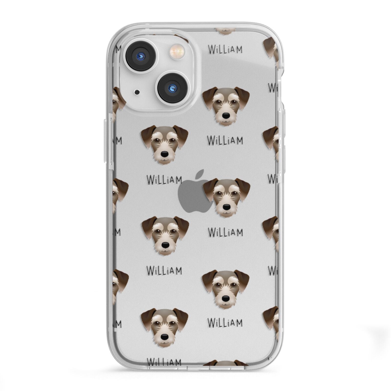 Miniature Schnoxie Icon with Name iPhone 13 Mini TPU Impact Case with White Edges