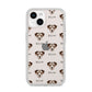 Miniature Schnoxie Icon with Name iPhone 14 Clear Tough Case Starlight