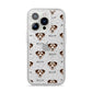 Miniature Schnoxie Icon with Name iPhone 14 Pro Glitter Tough Case Silver