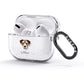 Miniature Schnoxie Personalised AirPods Glitter Case 3rd Gen Side Image