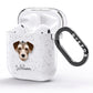 Miniature Schnoxie Personalised AirPods Glitter Case Side Image
