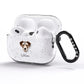 Miniature Schnoxie Personalised AirPods Pro Glitter Case Side Image