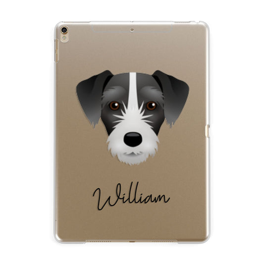 Miniature Schnoxie Personalised Apple iPad Gold Case
