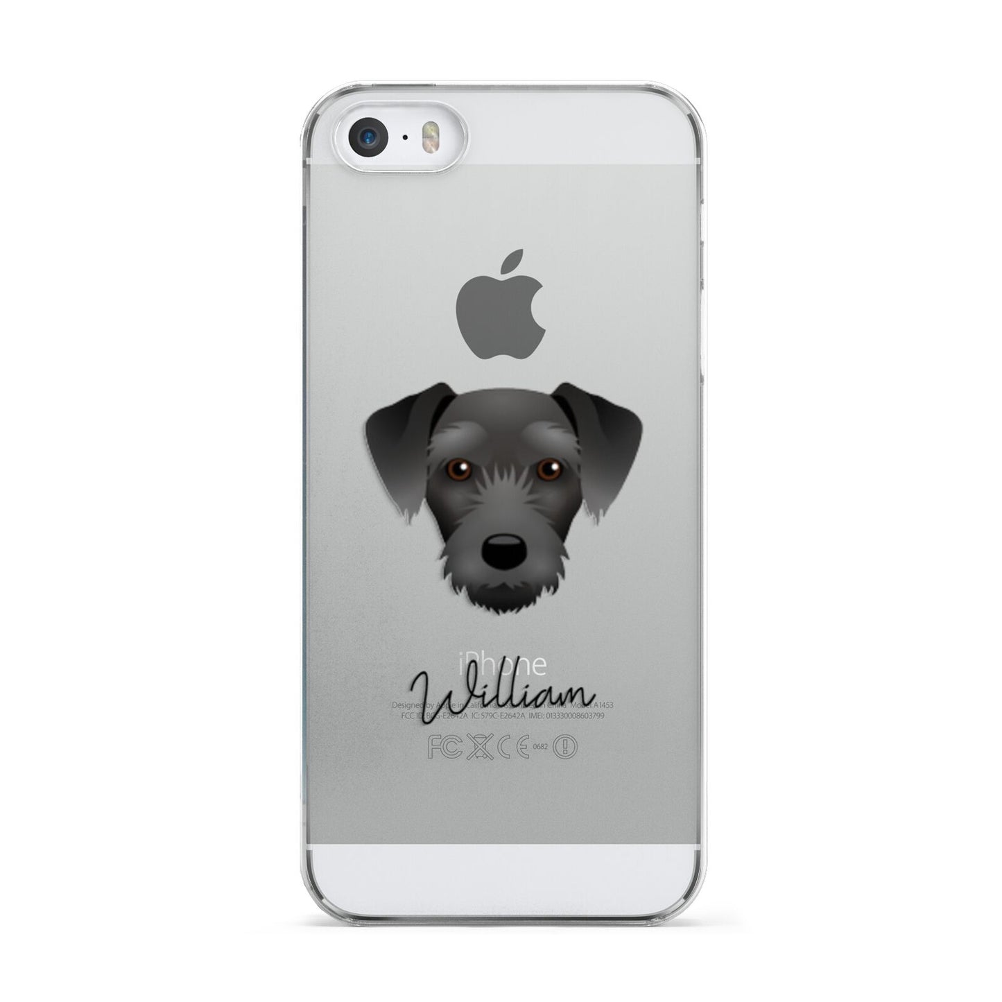Miniature Schnoxie Personalised Apple iPhone 5 Case