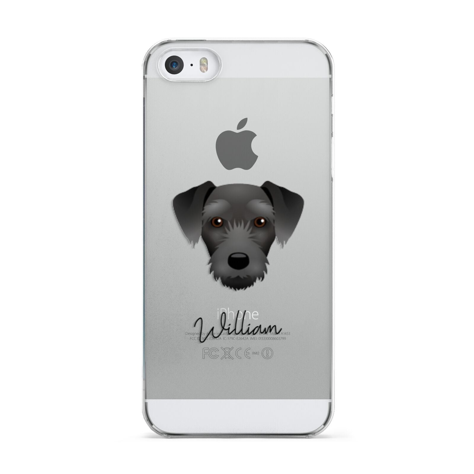 Miniature Schnoxie Personalised Apple iPhone 5 Case