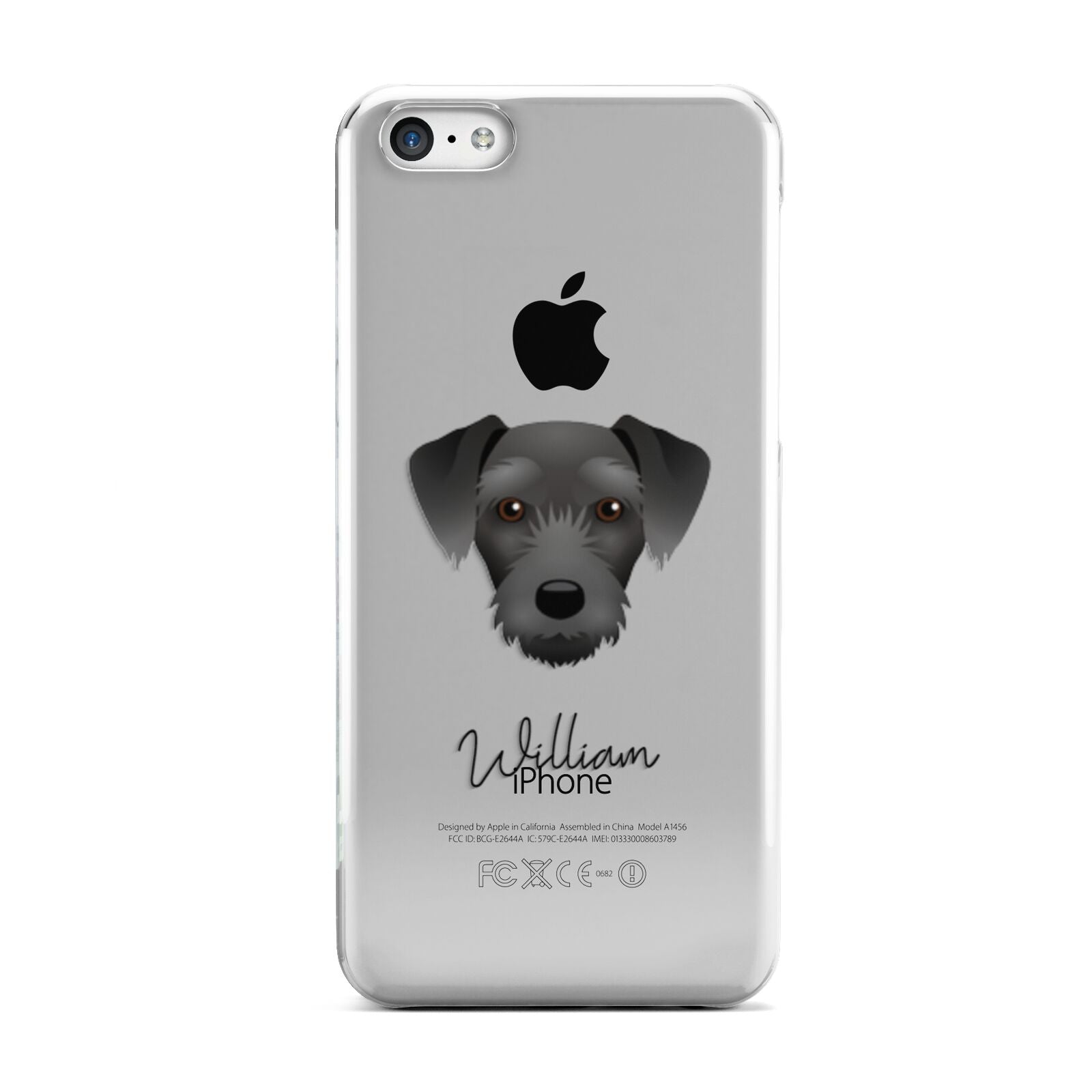 Miniature Schnoxie Personalised Apple iPhone 5c Case