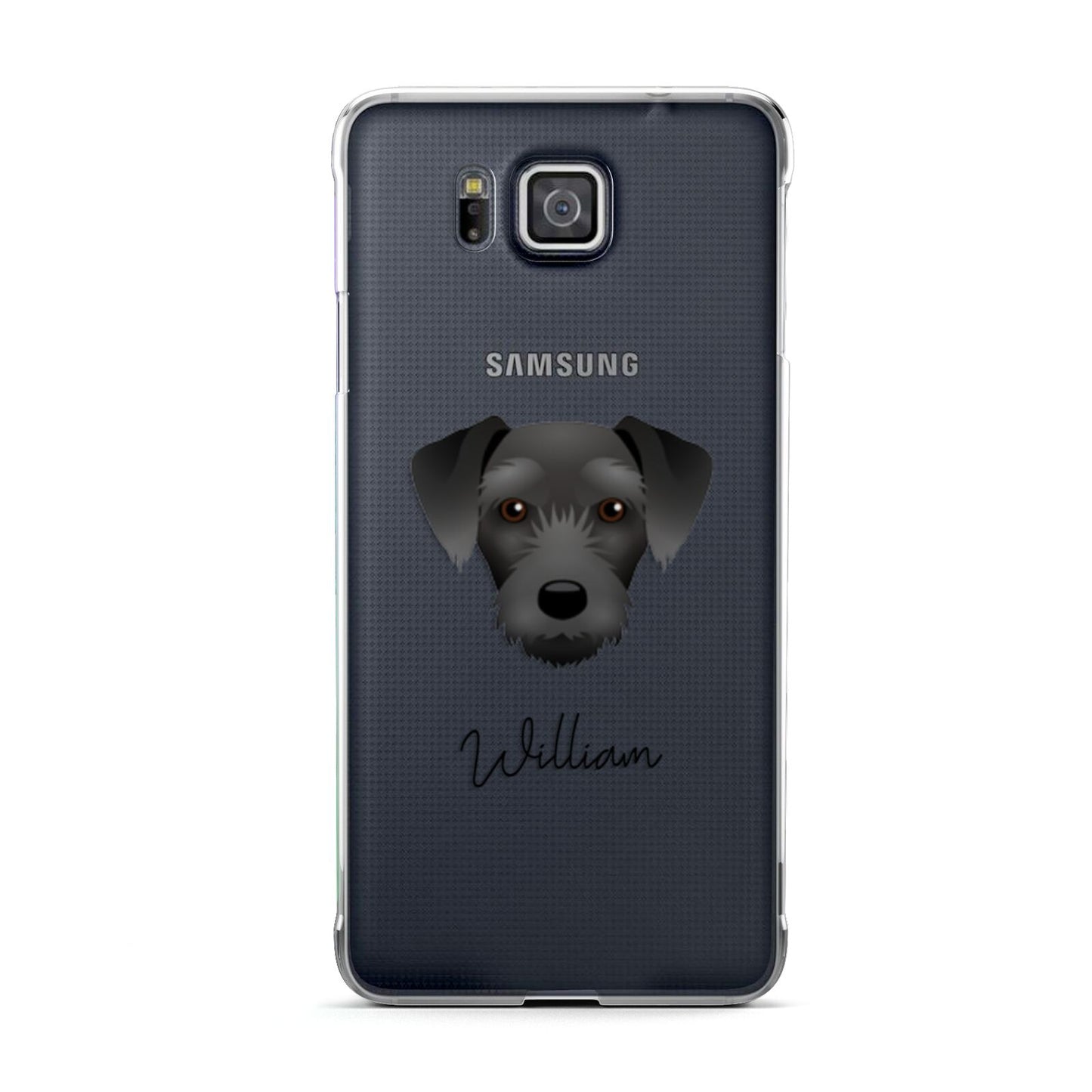 Miniature Schnoxie Personalised Samsung Galaxy Alpha Case