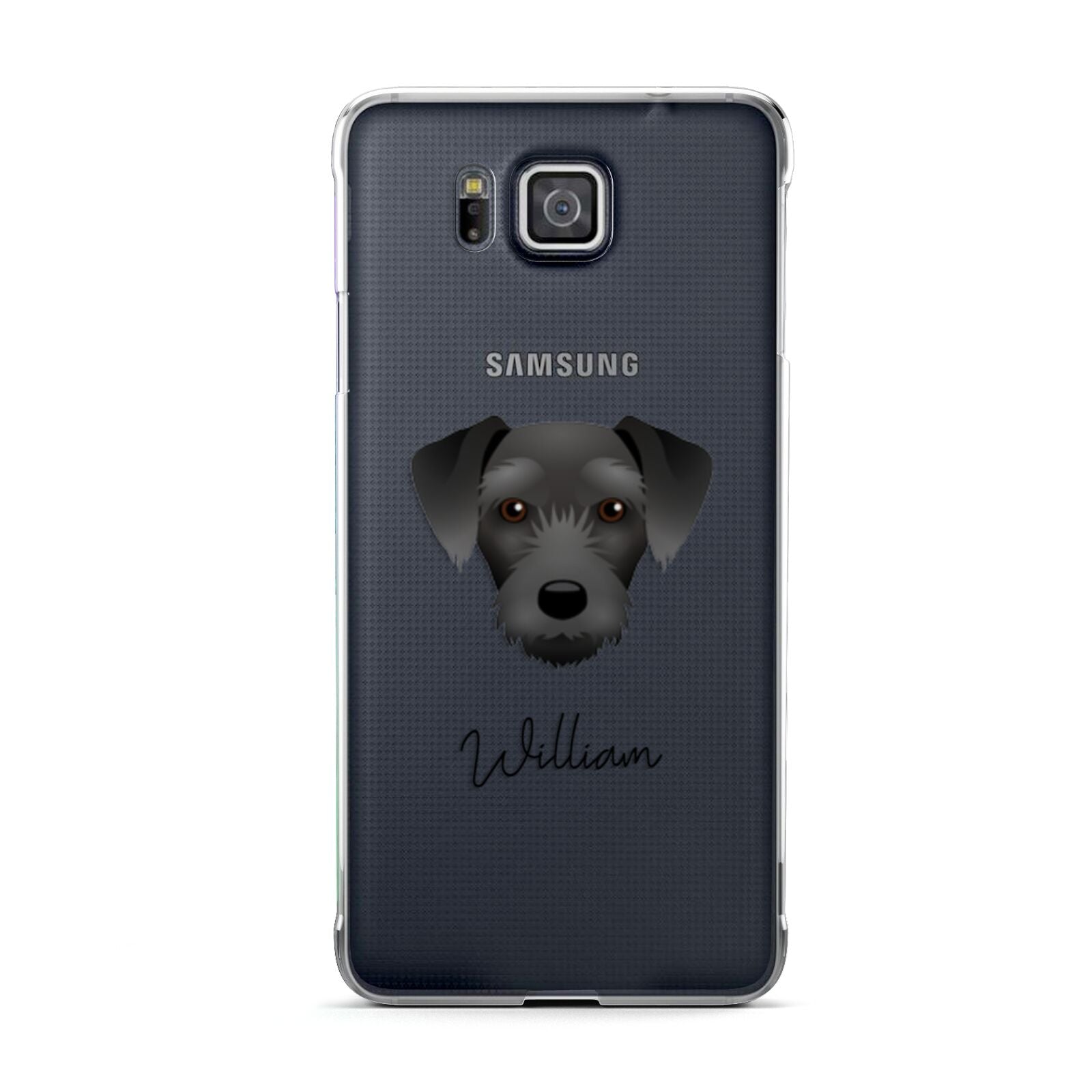 Miniature Schnoxie Personalised Samsung Galaxy Alpha Case