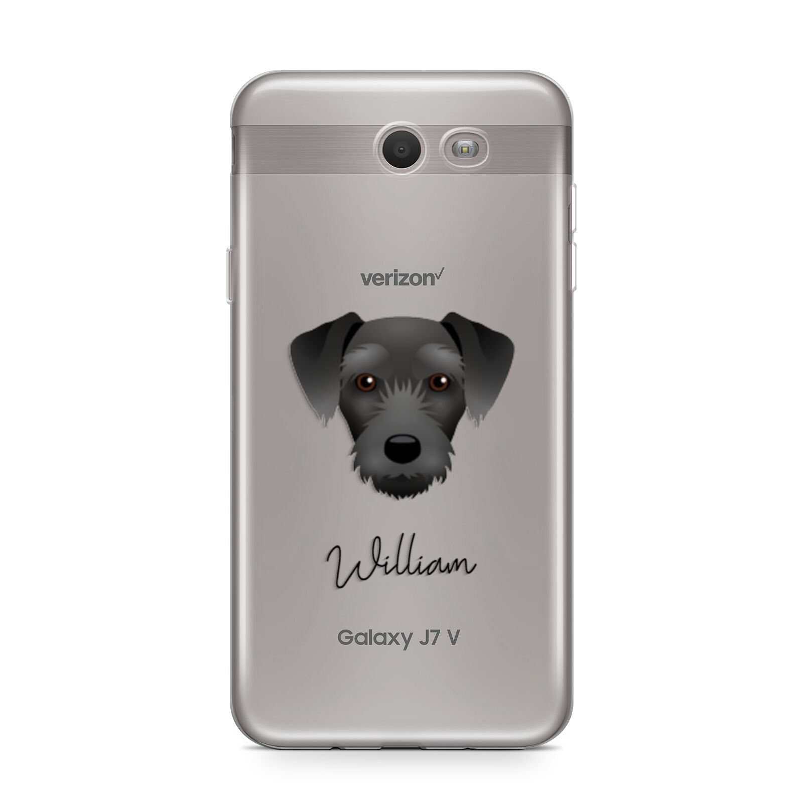 Miniature Schnoxie Personalised Samsung Galaxy J7 2017 Case