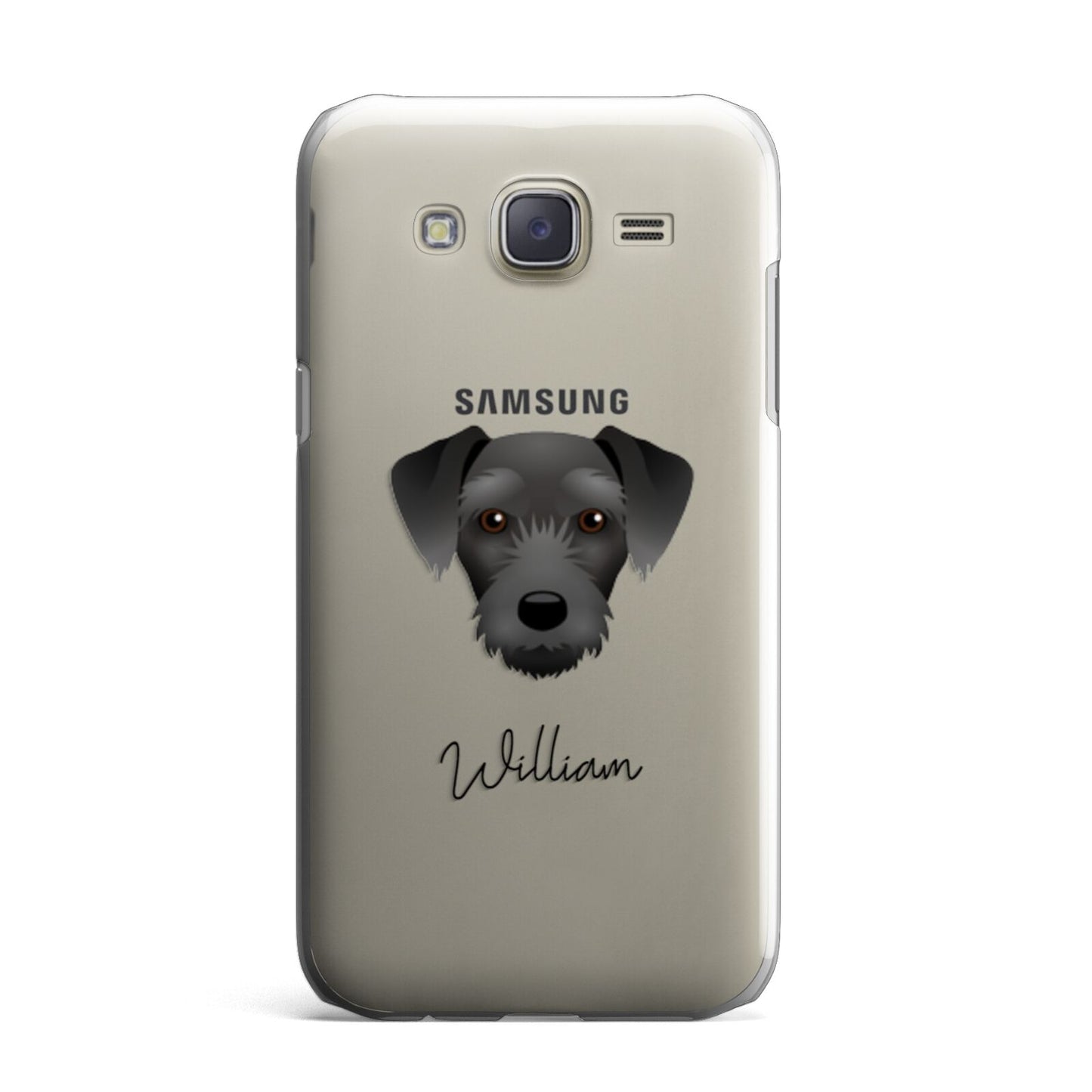 Miniature Schnoxie Personalised Samsung Galaxy J7 Case