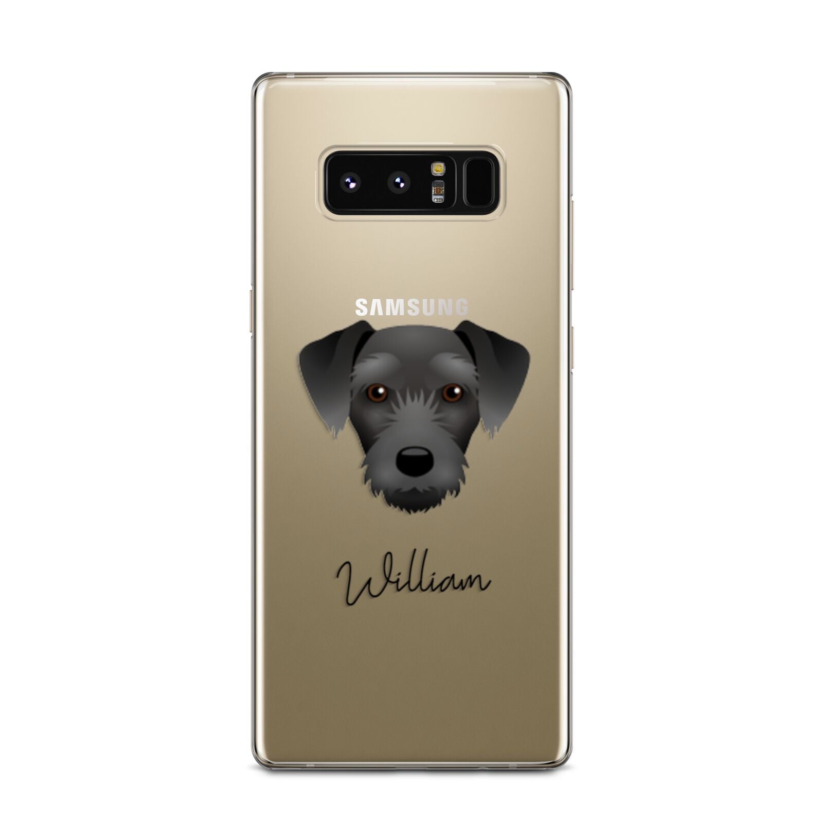 Miniature Schnoxie Personalised Samsung Galaxy Note 8 Case