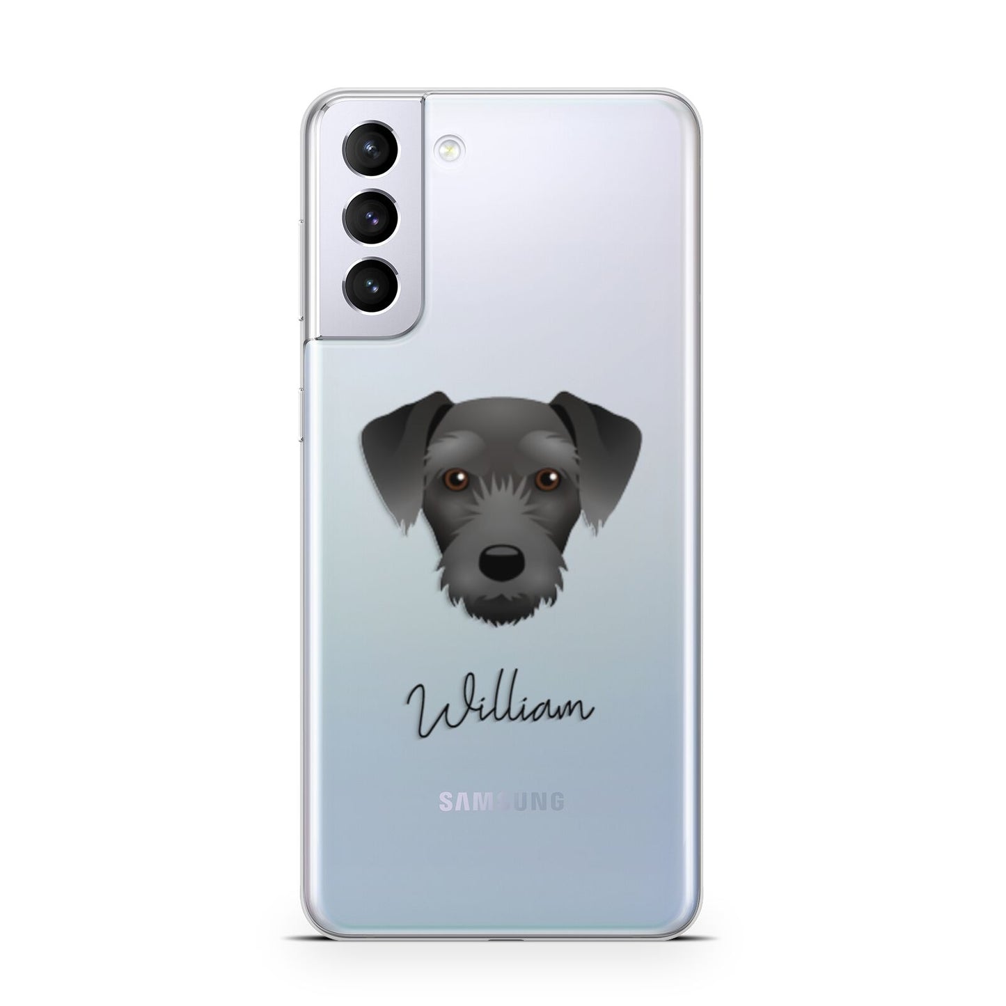 Miniature Schnoxie Personalised Samsung S21 Plus Phone Case