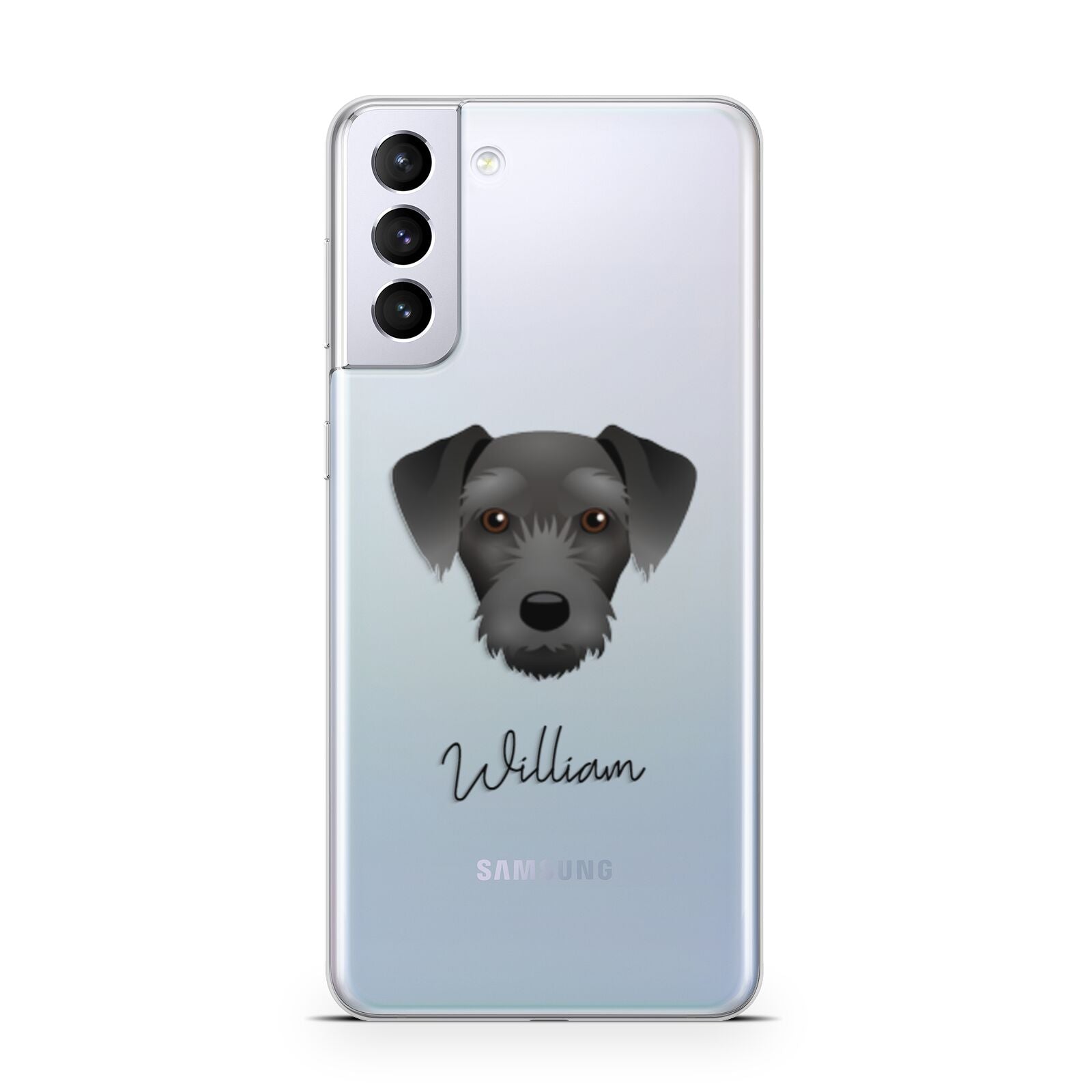 Miniature Schnoxie Personalised Samsung S21 Plus Phone Case