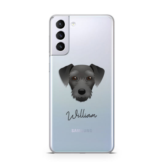 Miniature Schnoxie Personalised Samsung S21 Plus Phone Case