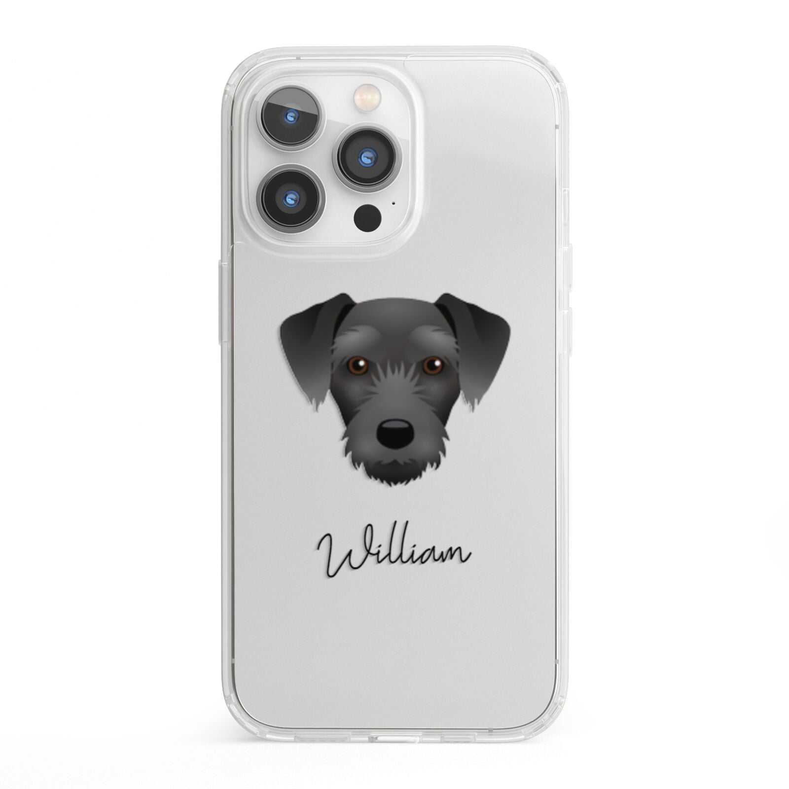 Miniature Schnoxie Personalised iPhone 13 Pro Clear Bumper Case