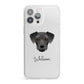 Miniature Schnoxie Personalised iPhone 13 Pro Max Clear Bumper Case