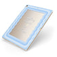 Mirror Quote Apple iPad Case on Gold iPad Side View