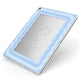 Mirror Quote Apple iPad Case on Silver iPad Side View