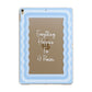 Mirror Quote Apple iPad Gold Case
