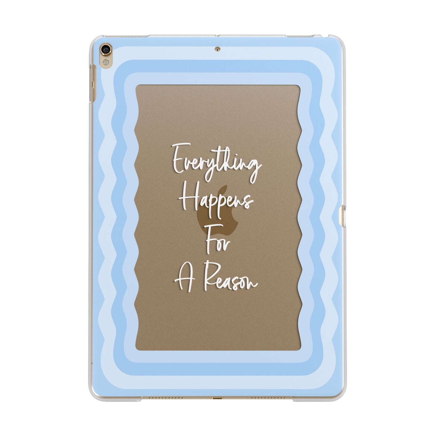 Mirror Quote Apple iPad Gold Case