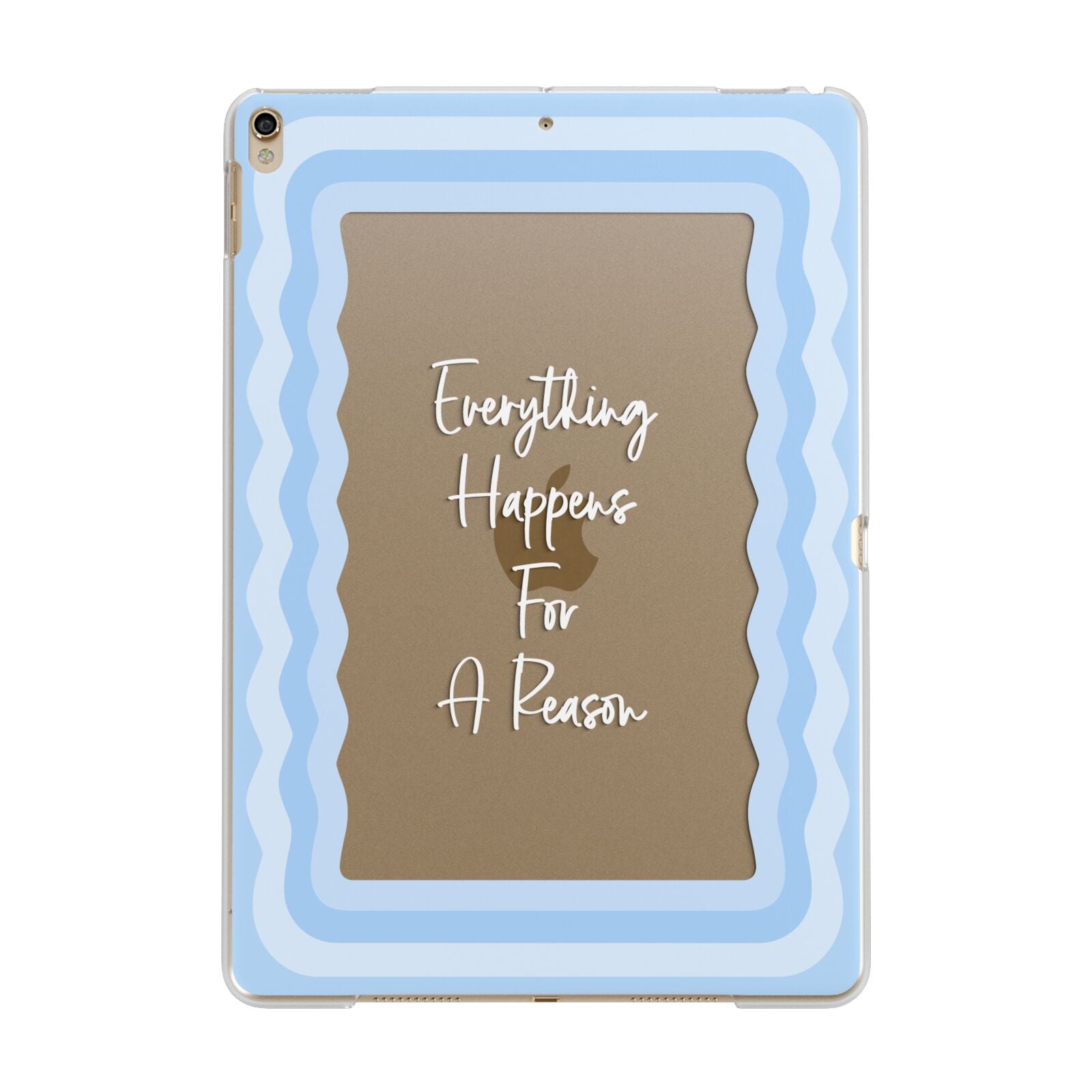 Mirror Quote Apple iPad Gold Case