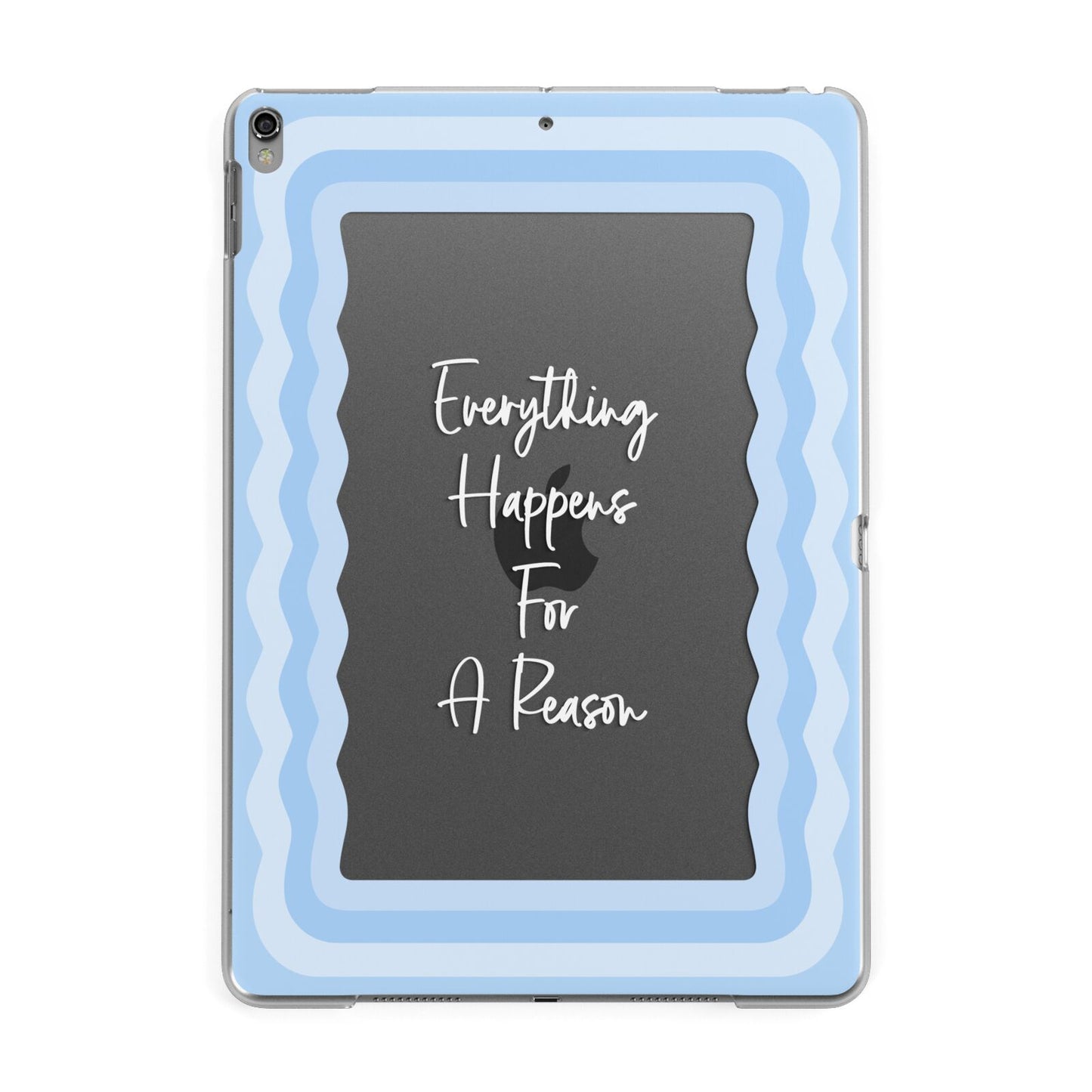 Mirror Quote Apple iPad Grey Case