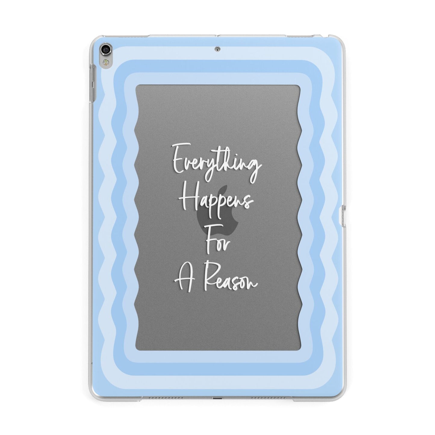 Mirror Quote Apple iPad Silver Case