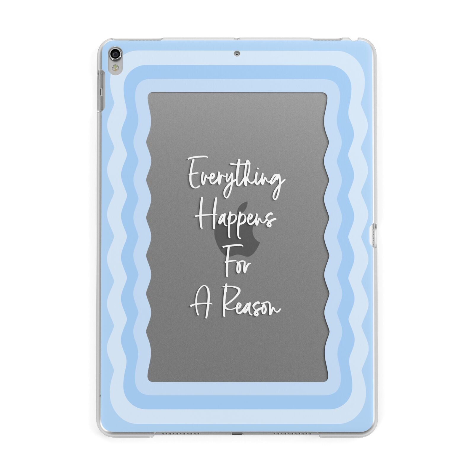 Mirror Quote Apple iPad Silver Case