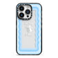 Mirror Quote iPhone 14 Pro Black Impact Case on Silver phone