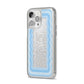 Mirror Quote iPhone 14 Pro Max Glitter Tough Case Silver Angled Image