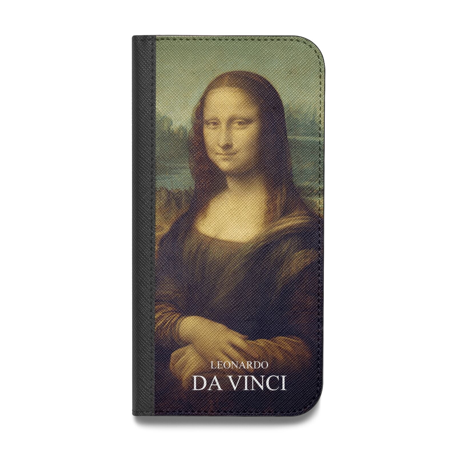 Mona Lisa By Da Vinci Vegan Leather Flip Samsung Case