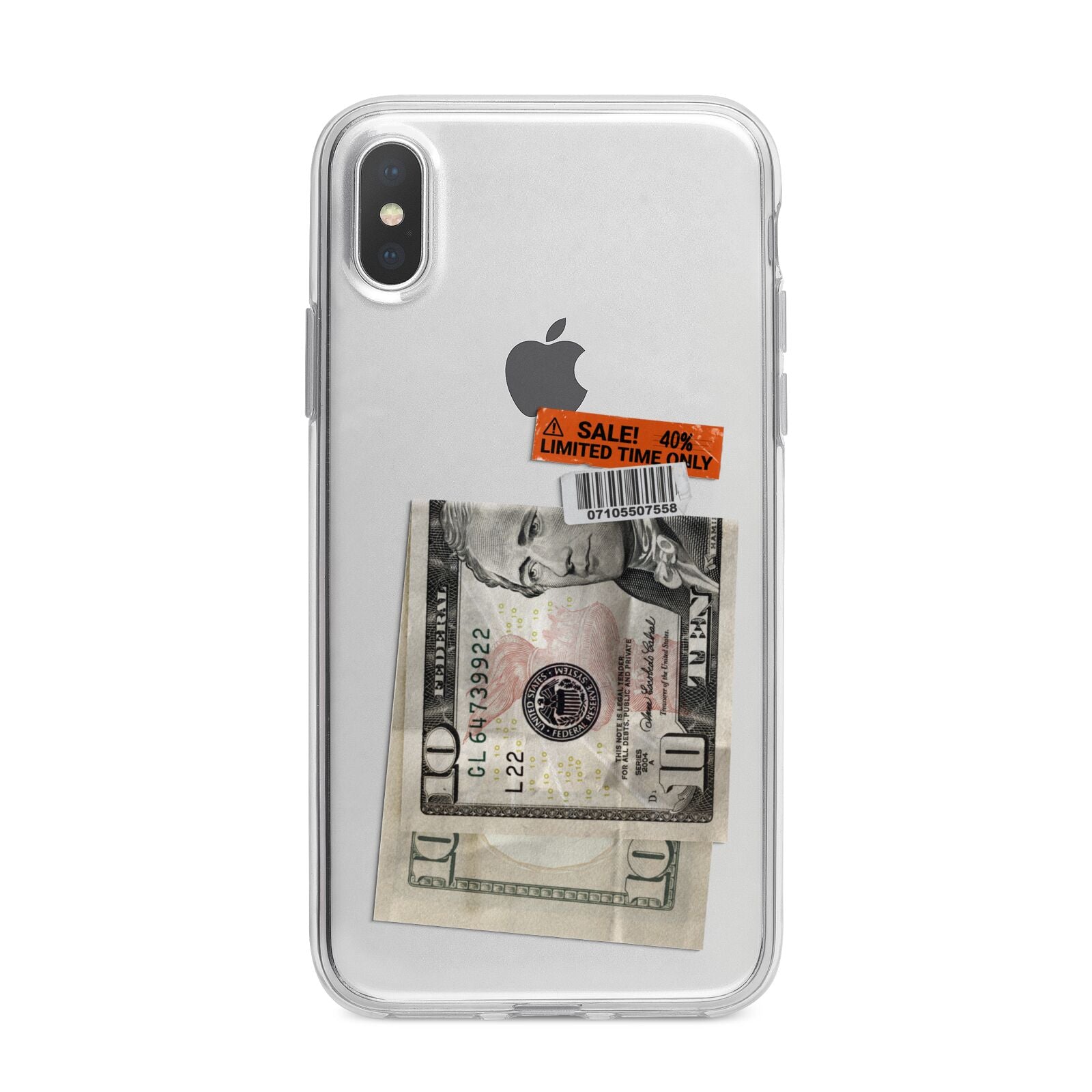 Money and Sale Sticker iPhone Case – Dyefor - Main Image