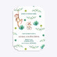 Monkey Personalised Happy Birthday Deco Invitation Matte Paper