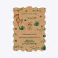 Monkey Personalised Happy Birthday Petal Invitation Kraft