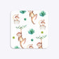 Monkey Personalised Happy Birthday Rounded 5 25x5 25 Invitation Matte Paper Back Image