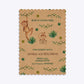 Monkey Personalised Happy Birthday Scalloped Invitation Kraft