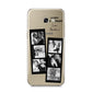 Monochrome Anniversary Photo Strip with Name Samsung Galaxy A5 2017 Case on gold phone