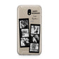 Monochrome Anniversary Photo Strip with Name Samsung J5 2017 Case