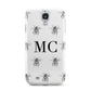 Monochrome Bees with Monogram Samsung Galaxy S4 Case